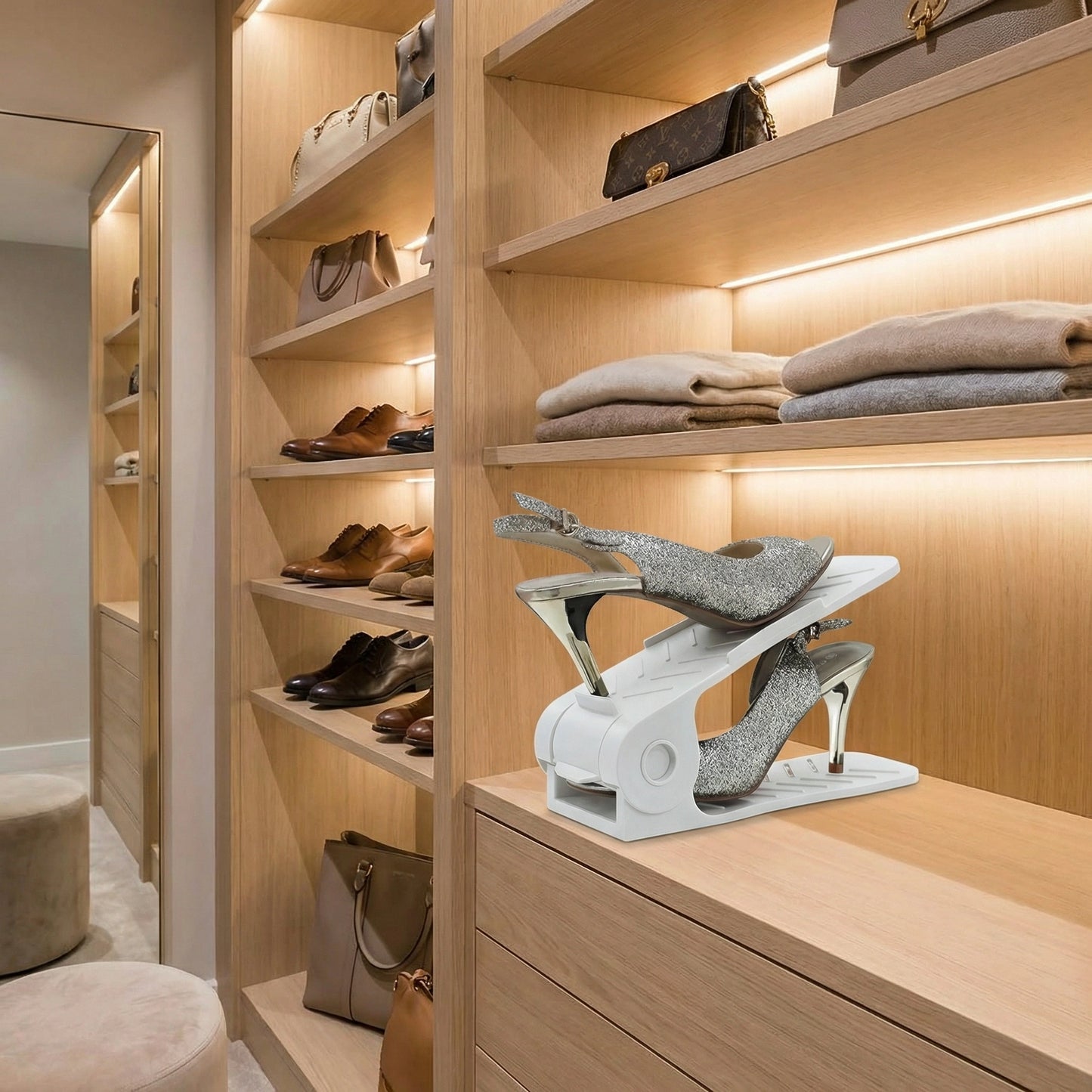 Space Savers Shoe Rack Cabinets (6 Pcs)