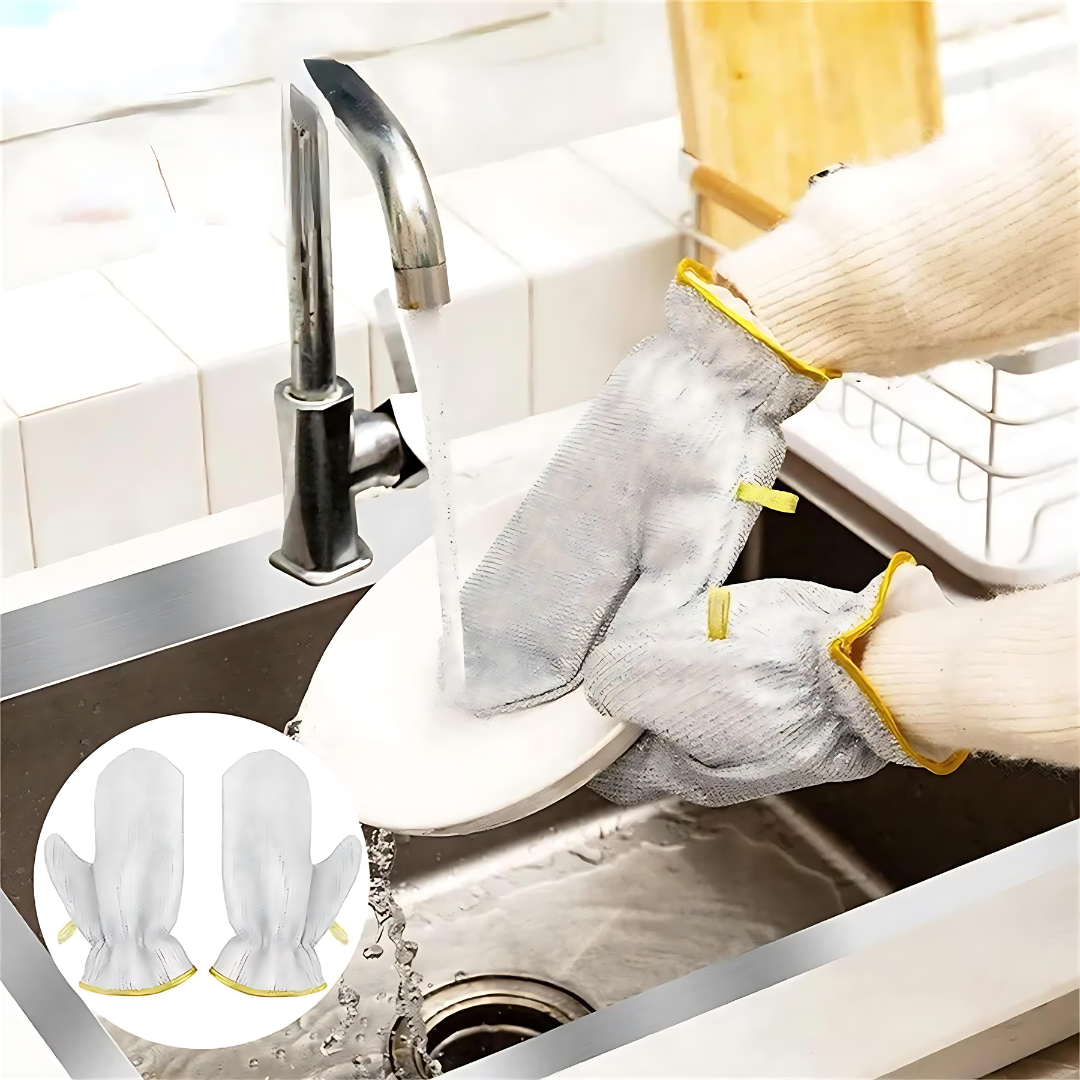 Wire Dishwashing Gloves (Pack of 2)