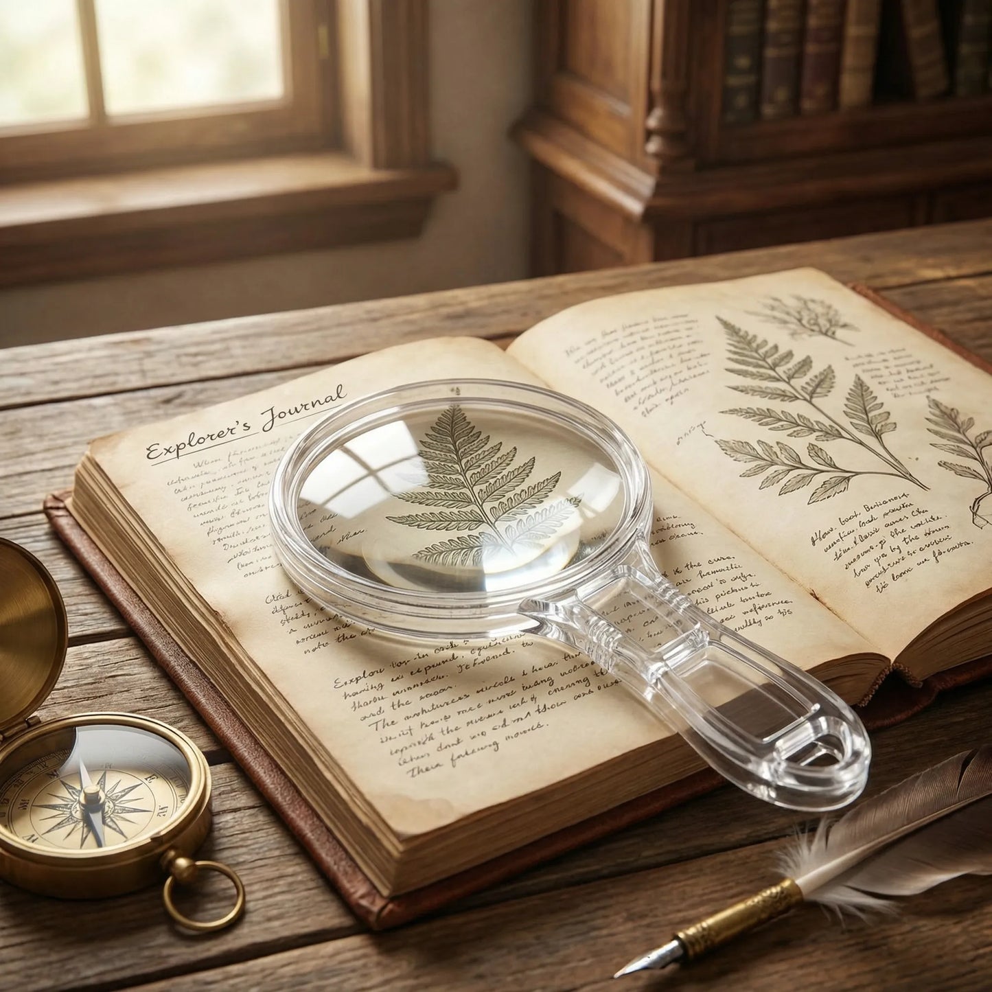 Portable Acrylic Magnifying Glass