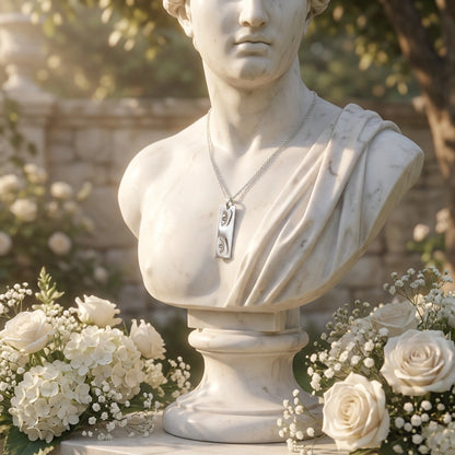 Custom Engraved Eye Necklace