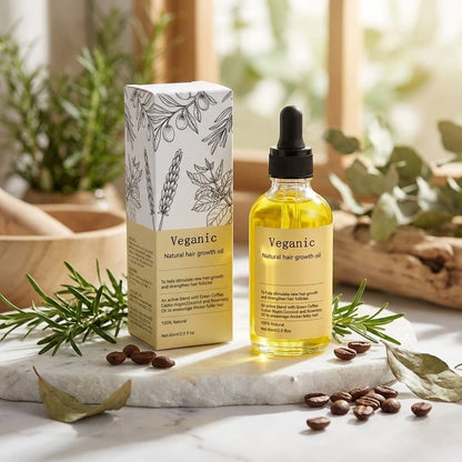Vegan Natural Hair Growth Oil (Pack of 2)