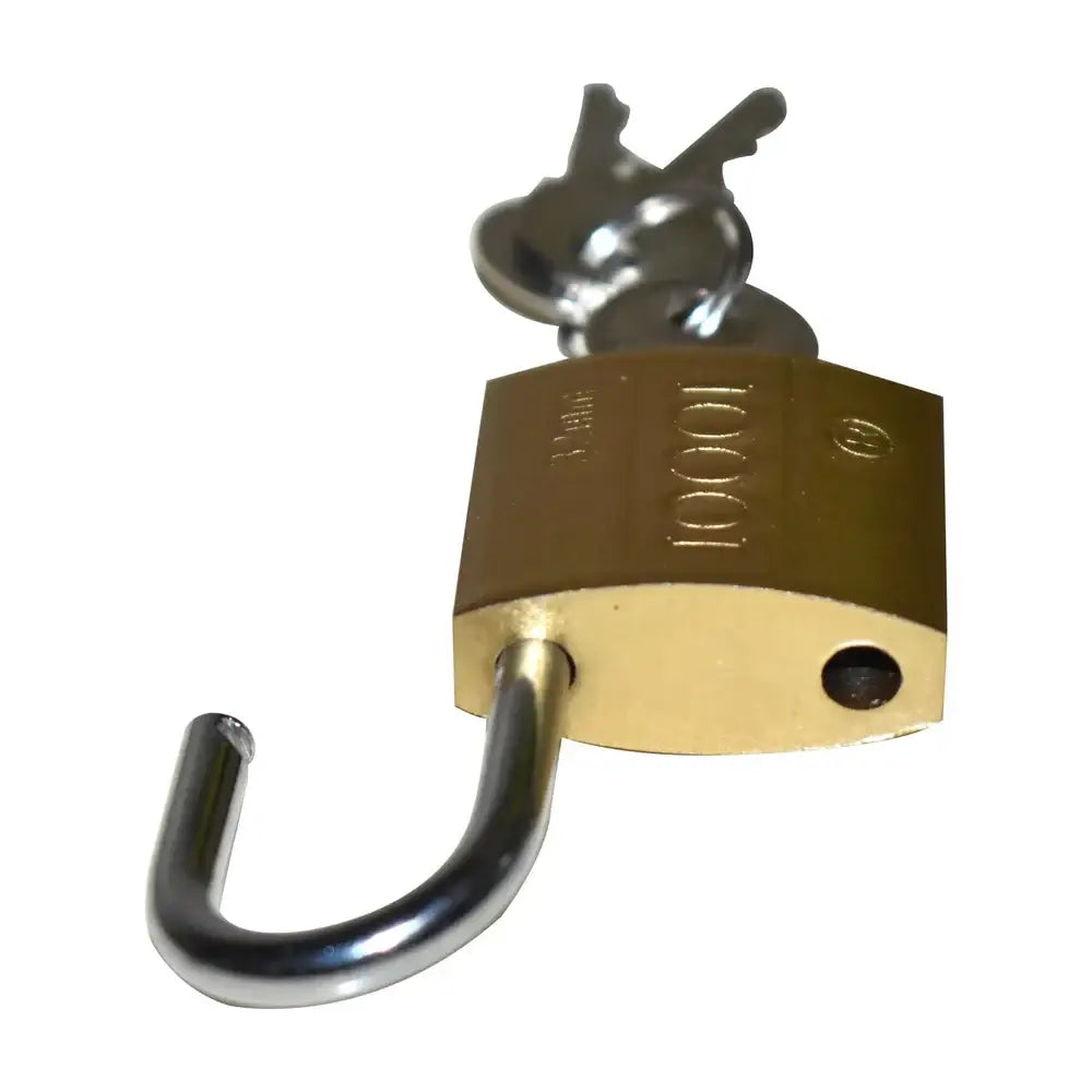 Solid brass padlock