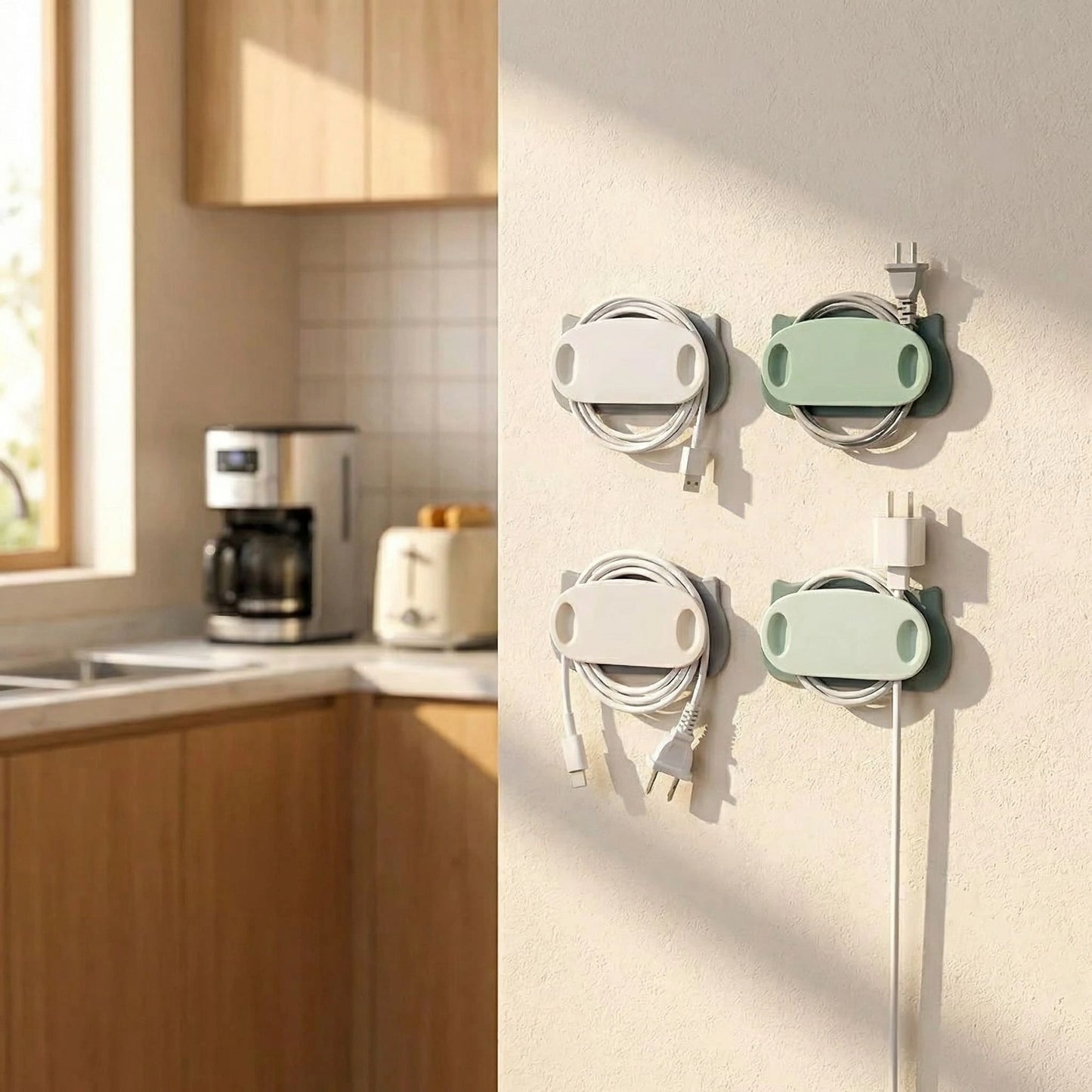 Self-Adhesive Cable Organizer Clips