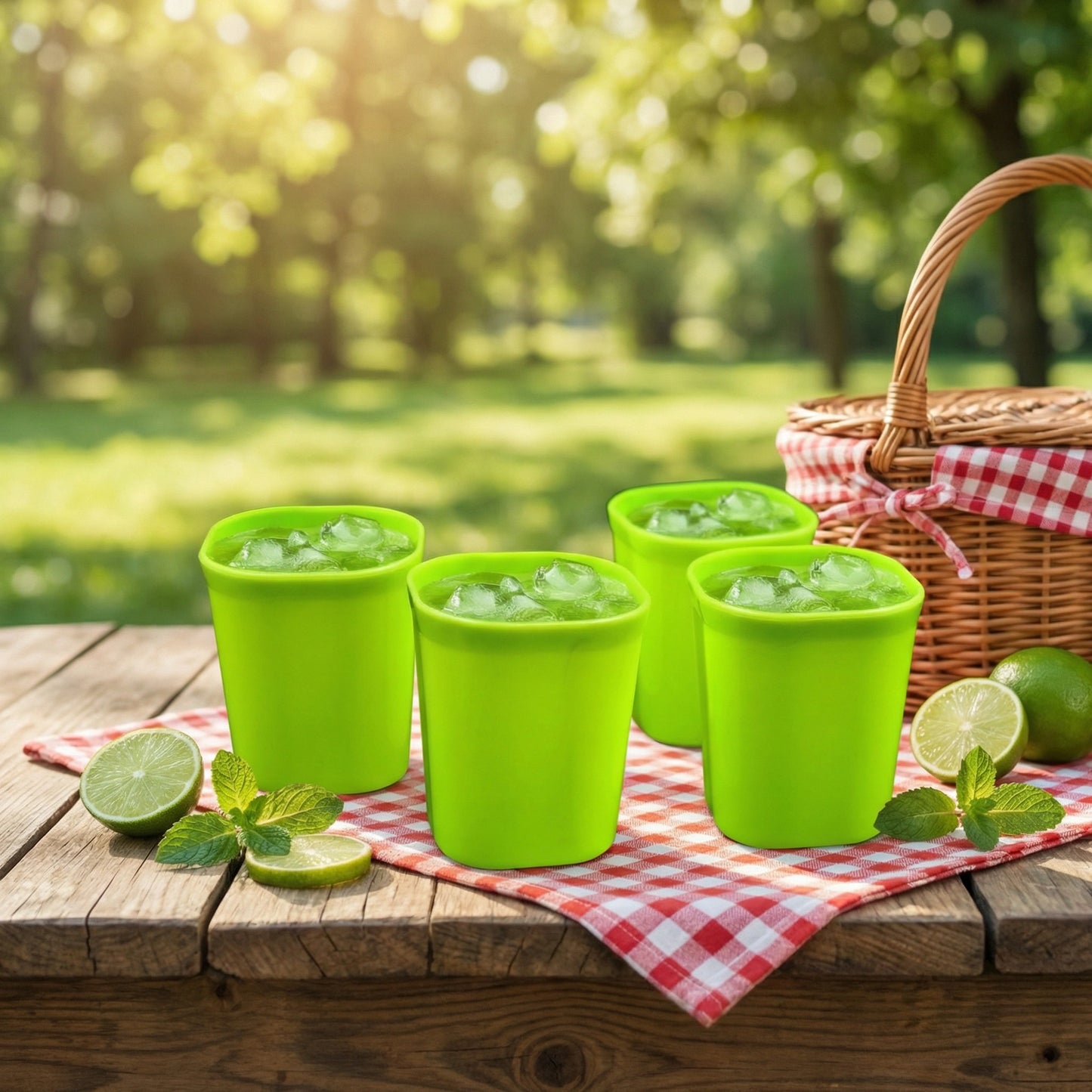 Unbreakable Plastic Glasses