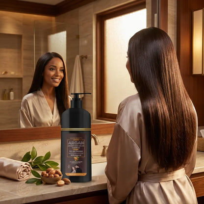 Argan Hair Color Shampoo – 600ml (Pack of 2)