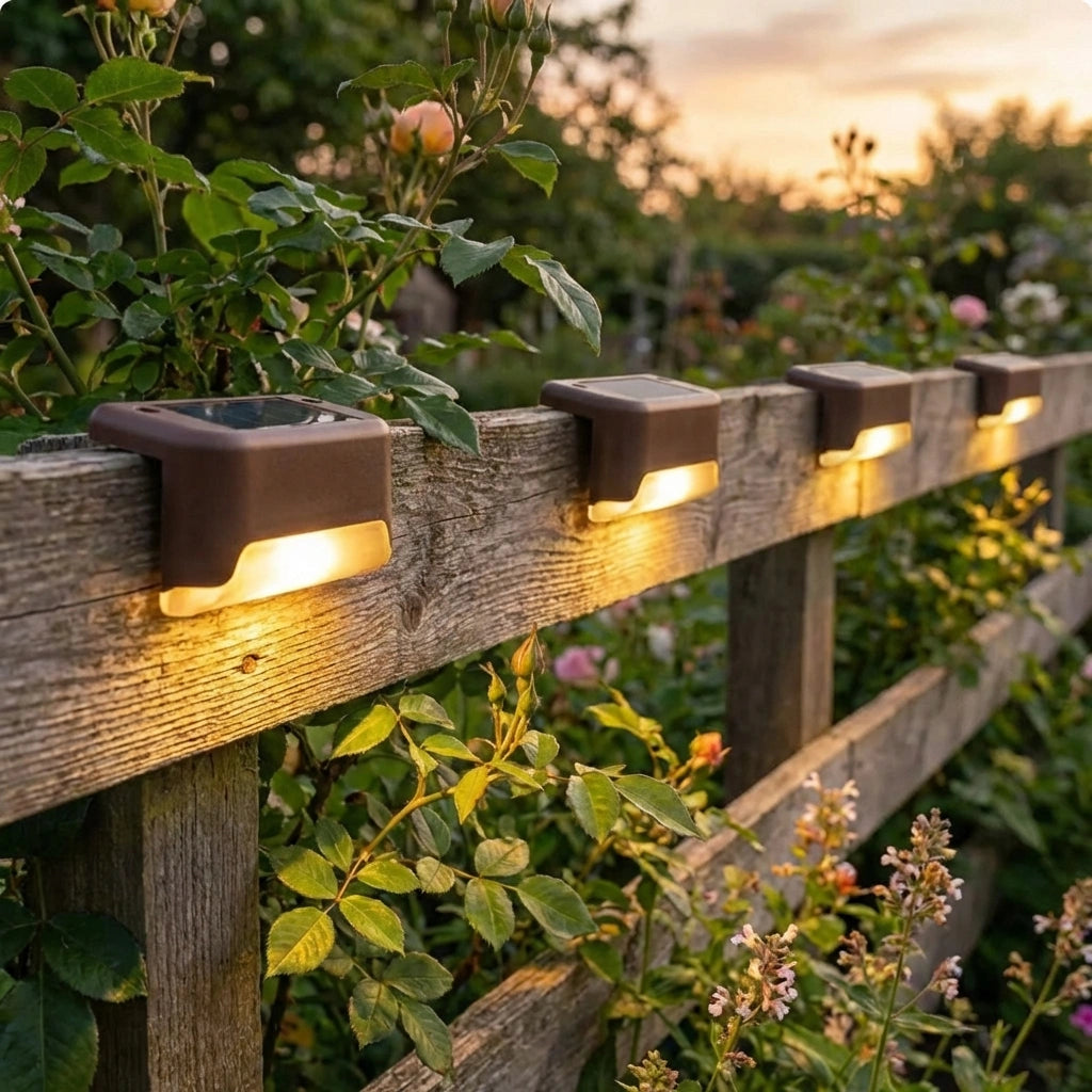 Solar Deck Lights (Pack of 4)