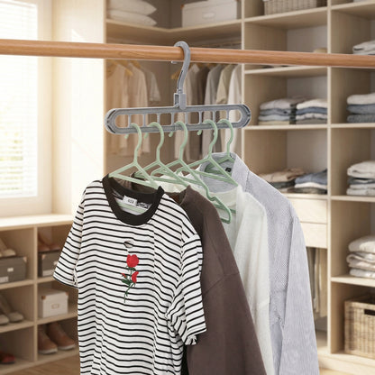 9-Hole Space-Saving Hanger Hook