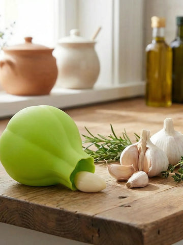 Silicone Garlic Peeler Crusher