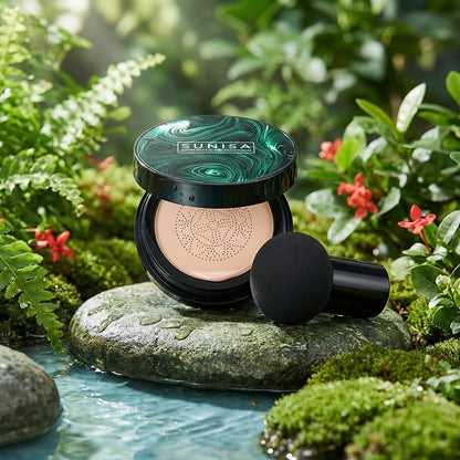 Sunisa 3 in 1 Air Cushion BB and CC Cream Foundation for Personal, Foundation (Ivory, 20 g)