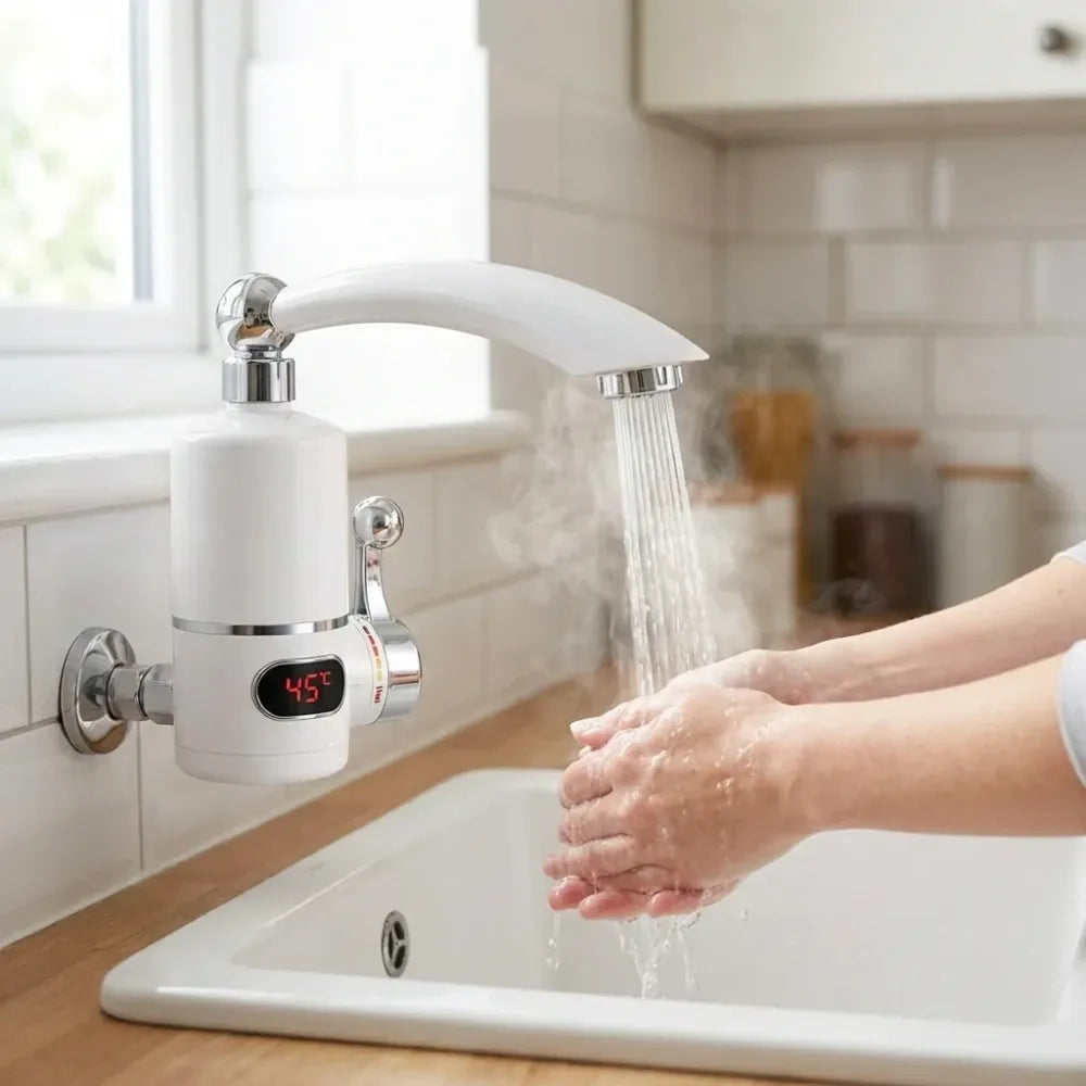 1684 instant heating electric water heater faucet tap - home improvement