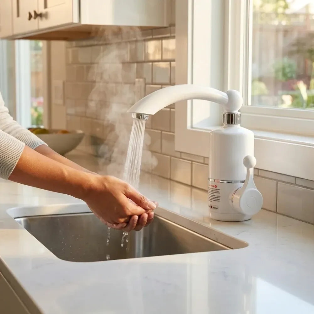 1684 instant heating electric water heater faucet tap - home improvement
