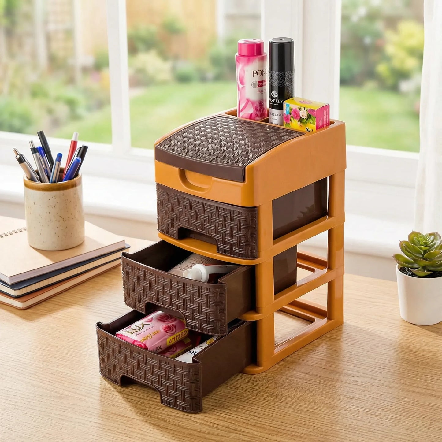 3-Layer Mini Drawer Organizer