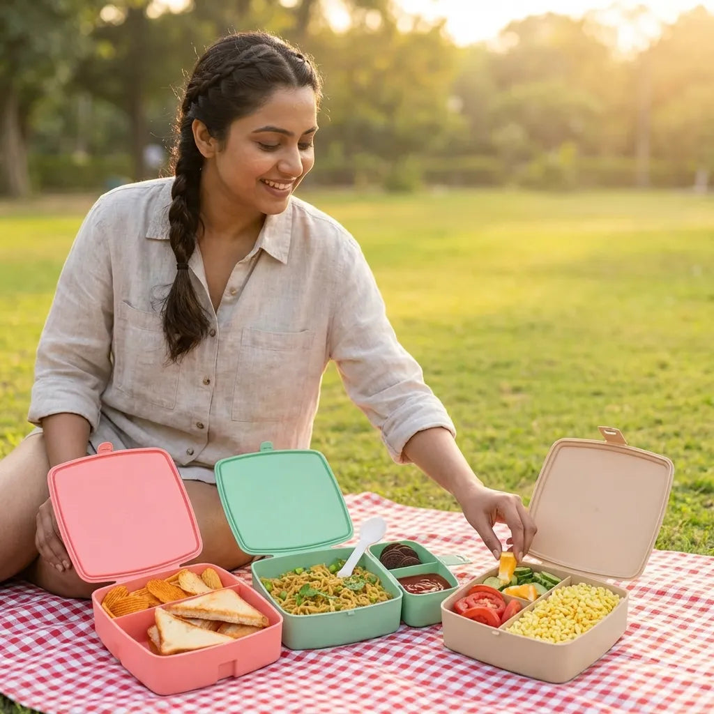 Double-Layer Lunch Box