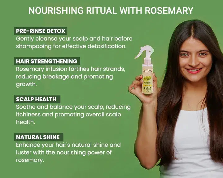 Rosemary water hair spray for regrowth (pack of 3)