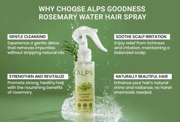 Rosemary water hair spray for regrowth (pack of 3)