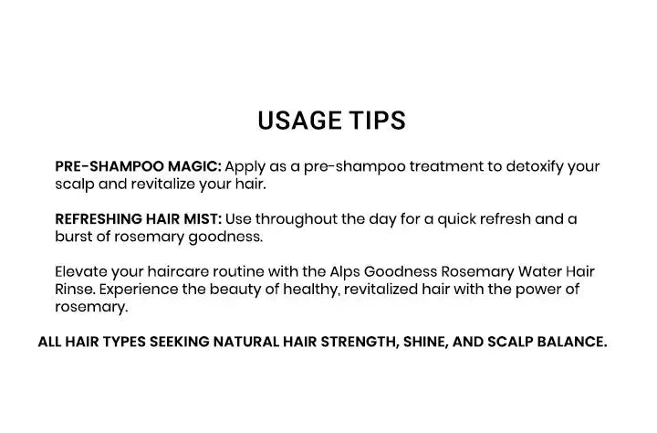 Rosemary water hair spray for regrowth (pack of 3)