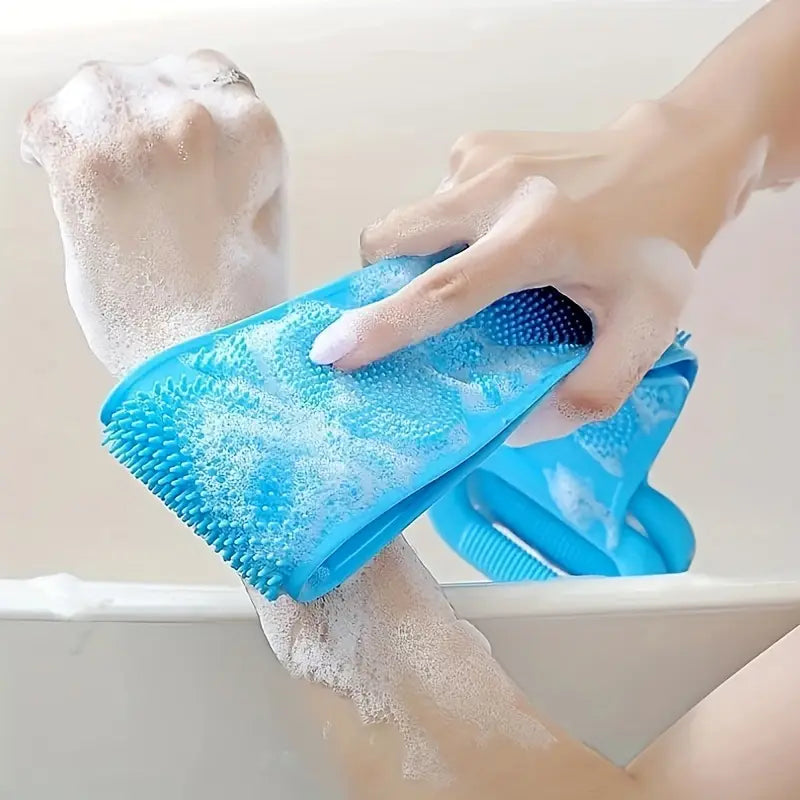 Dual-sided back scrubber