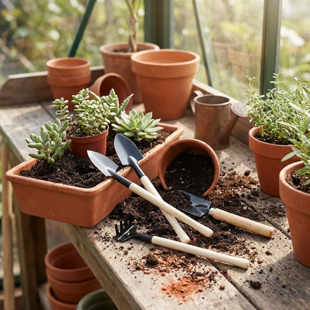 1598 Kids Garden Tools Set Of 3 Pieces (Trowel Shovel Rake)