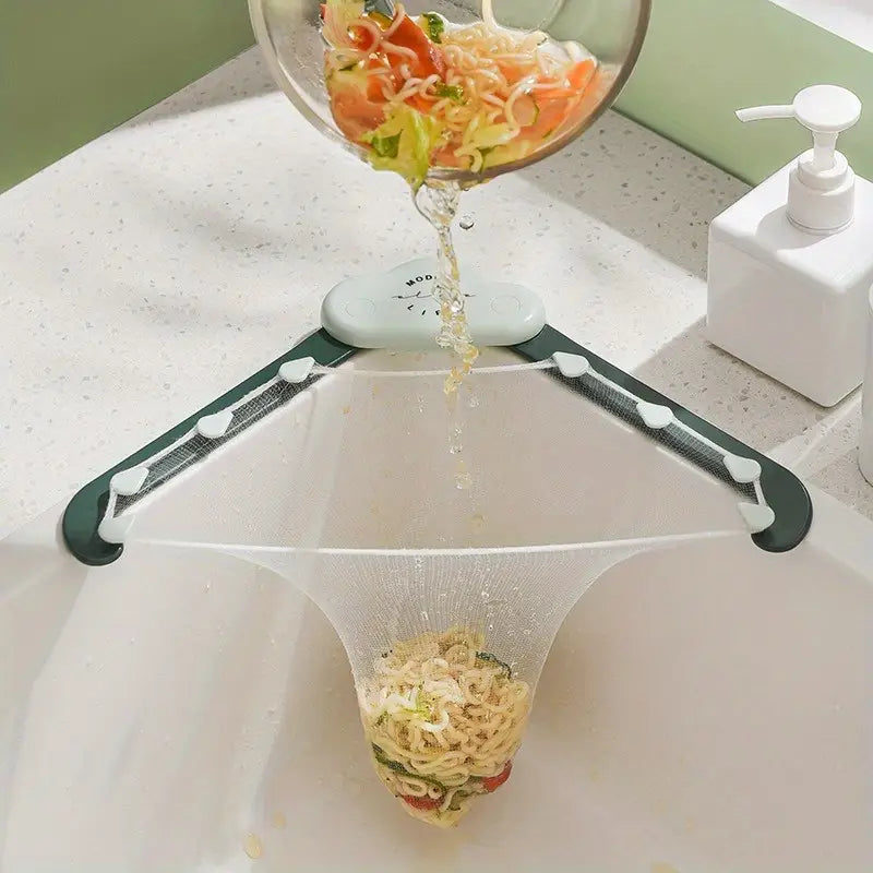 Triangle sink strainer