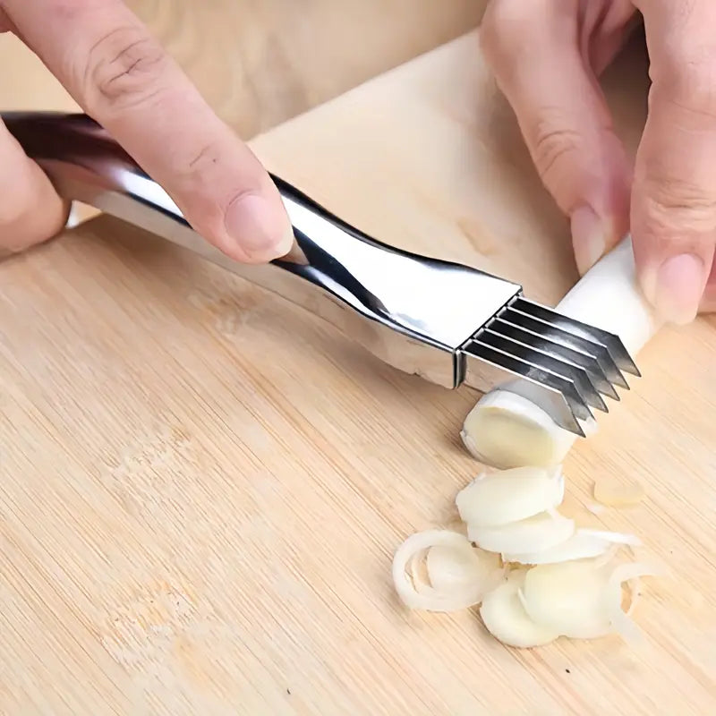 Precision negi vegetable cutter