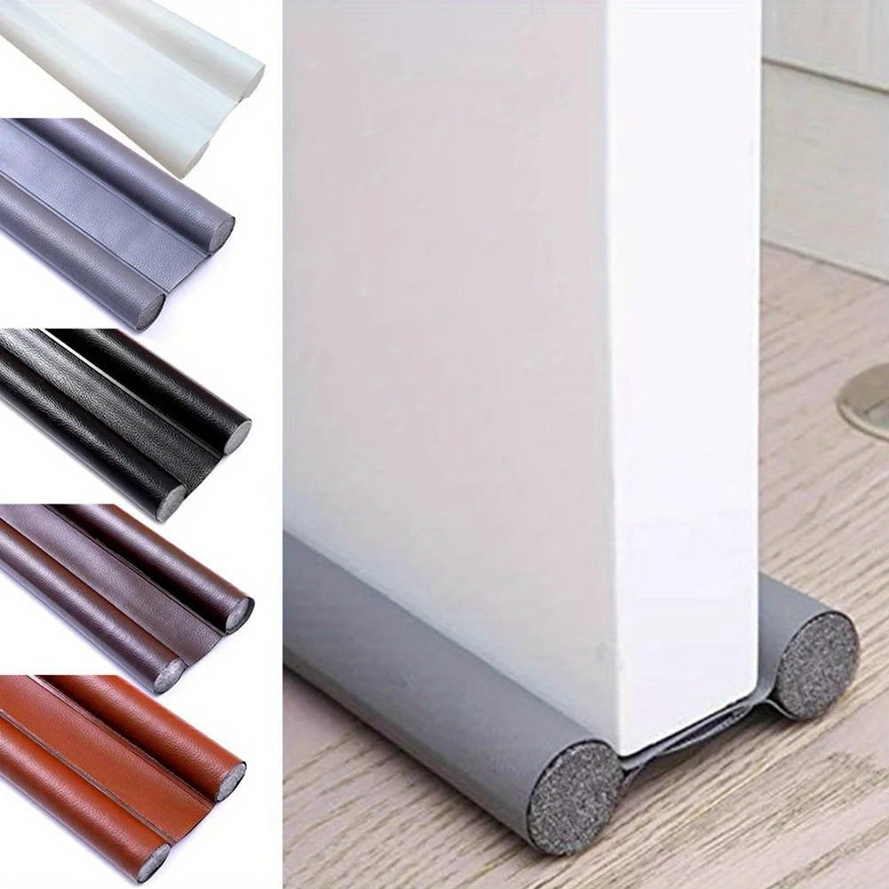 Double-sided draft stopper