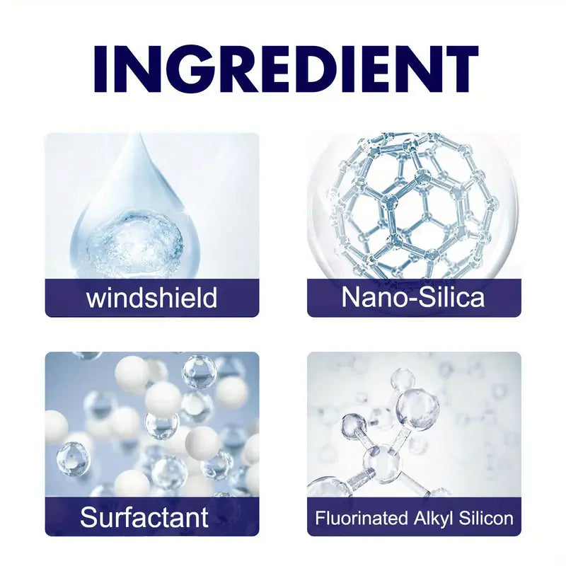 Anti-fog glass strengthener spray