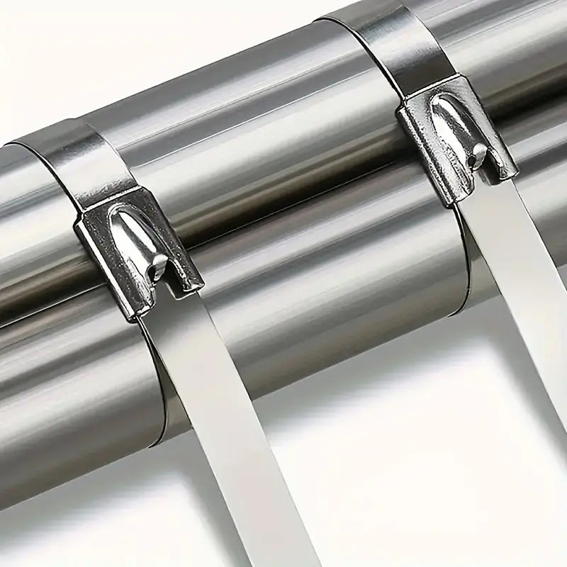 Heavy-duty stainless steel zip ties