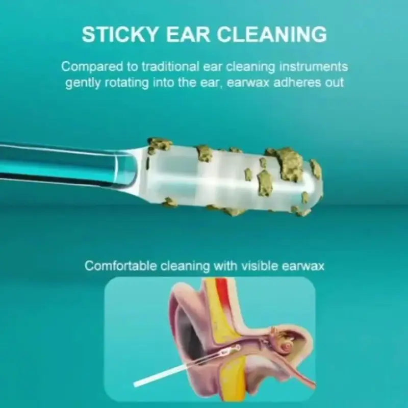 Reusable silicone ear cleaner