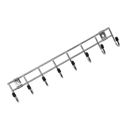 1737 multipurpose stainless steel hanger strip hooks (8 pin) - home improvement