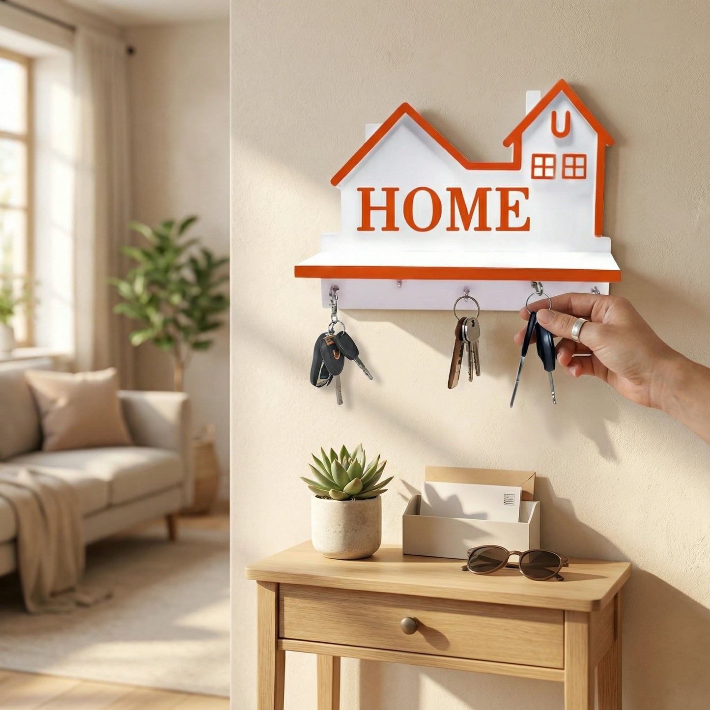 Antique Key Holder Wall Decor