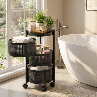 2-Tier Slim Kitchen Cart