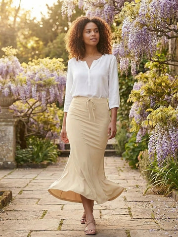 Mehrang Lycra Saree Shapewear Petticoat