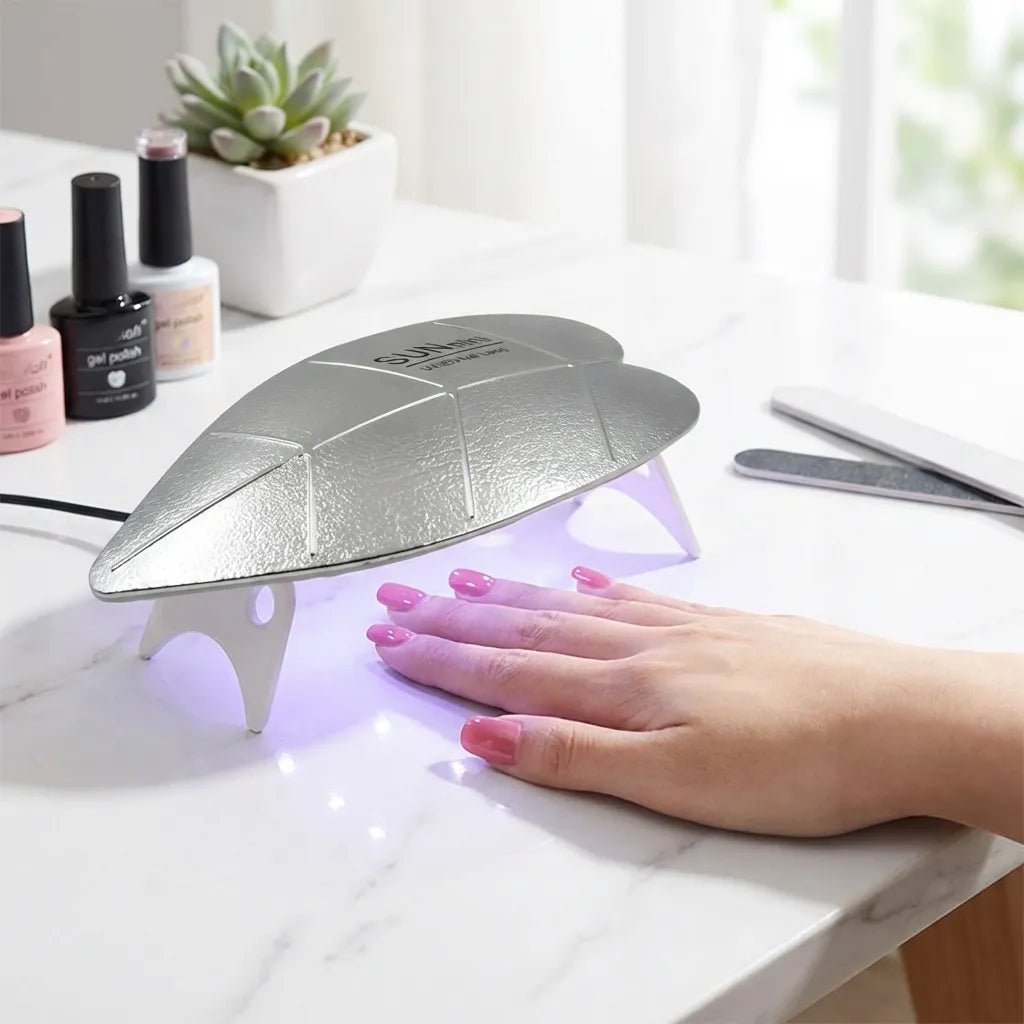 6W UV Nail Dryer Lamp – Portable Gel Polish Curing Tool for Home & Salon