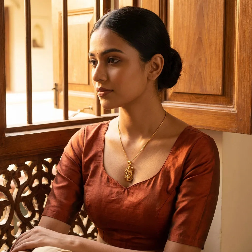 Ambe Mataji Pendant with Chain