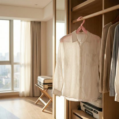 Foldable Travel Hangers with Clips