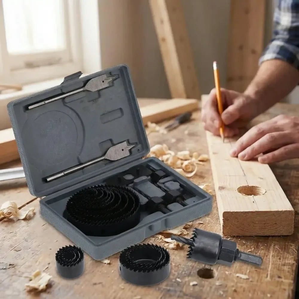 18-piece hole saw kit - hardware