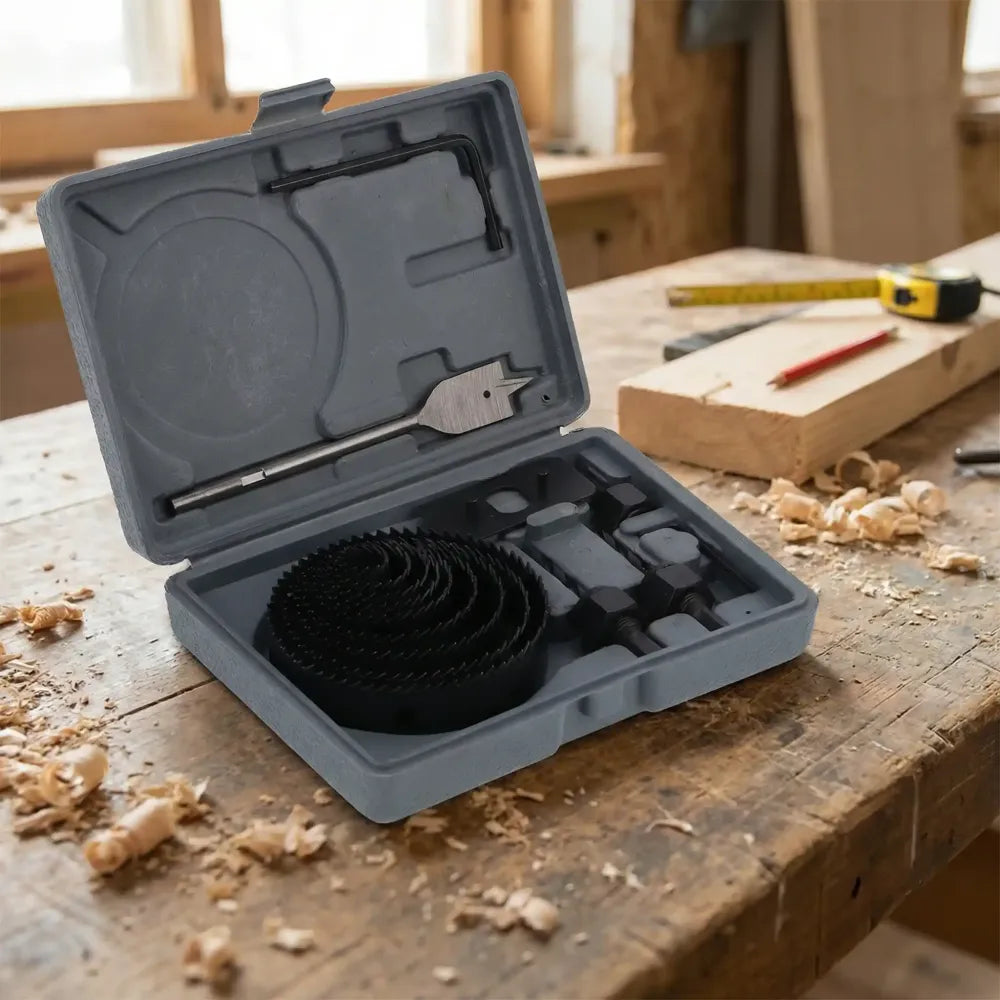18-piece hole saw kit - hardware