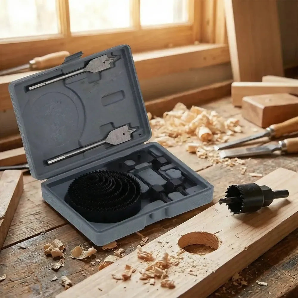 18-piece hole saw kit - hardware