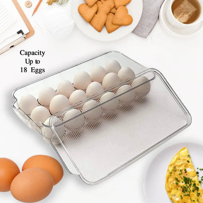 18-slot egg storage tray - home & kitchen