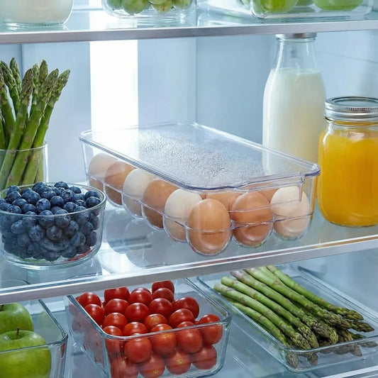 18-slot egg storage tray - home & kitchen