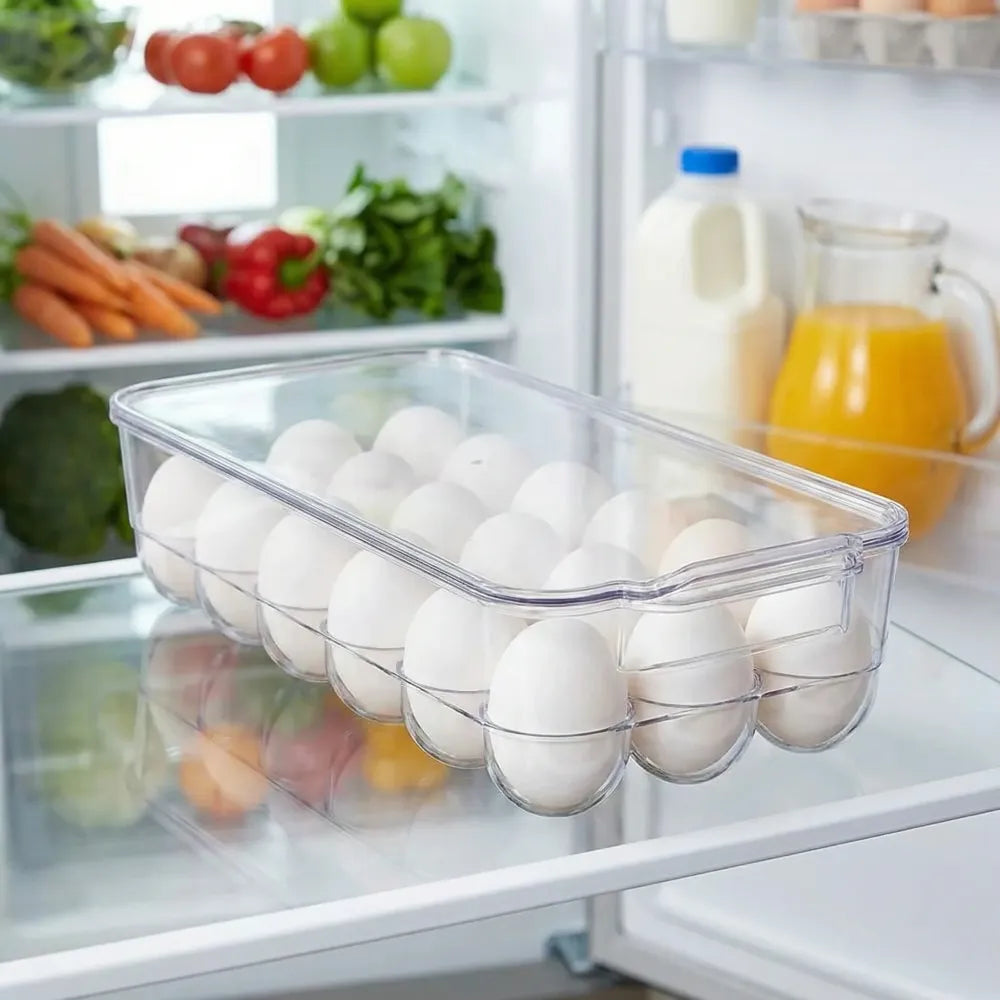 18-slot egg storage tray - home & kitchen