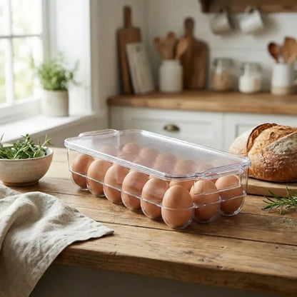 18-slot egg storage tray - home & kitchen