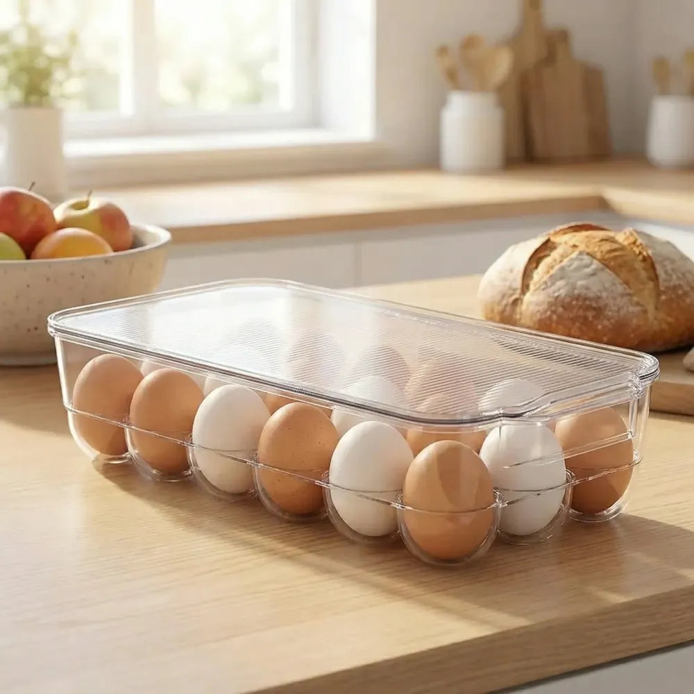 18-slot egg storage tray - home & kitchen