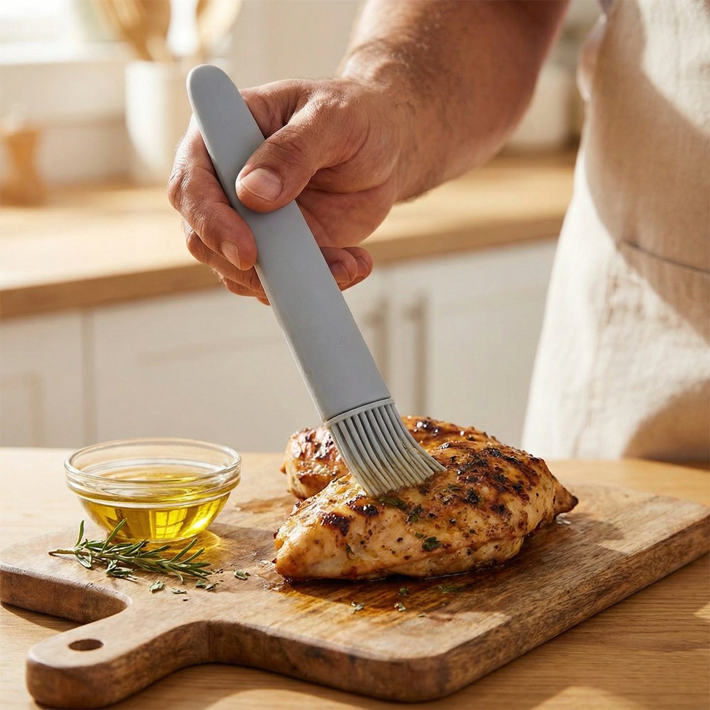 Heat-Resistant Silicone Basting Brush