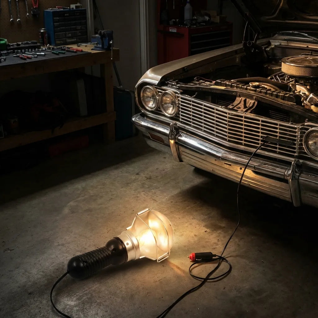 Heavy-Duty Hand Work Lamp for Night Repairs
