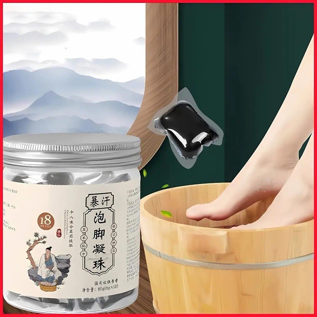 Herbal foot soaking beads