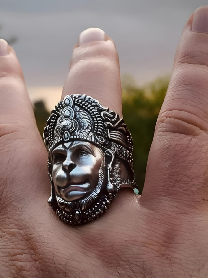 Hanuman Ring Sterling Silver