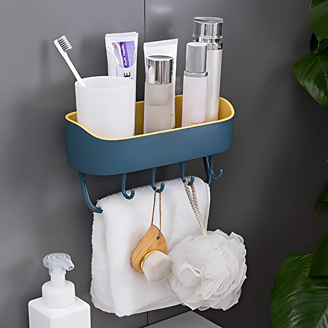 Multipurpose Plastic Kitchen Bathroom Shelf