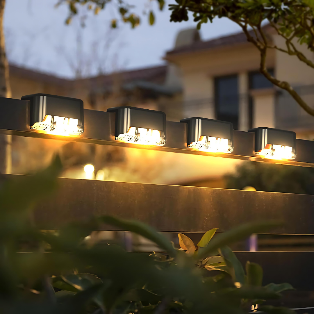 Solar Deck Lights (Pack of 4)