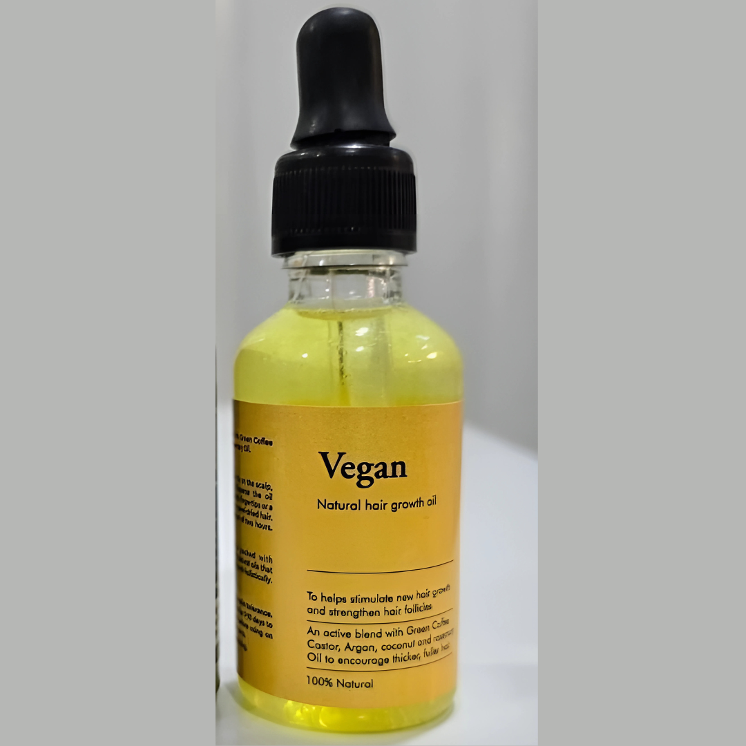 Vegan Natural Hair Growth Oil (Pack of 2)